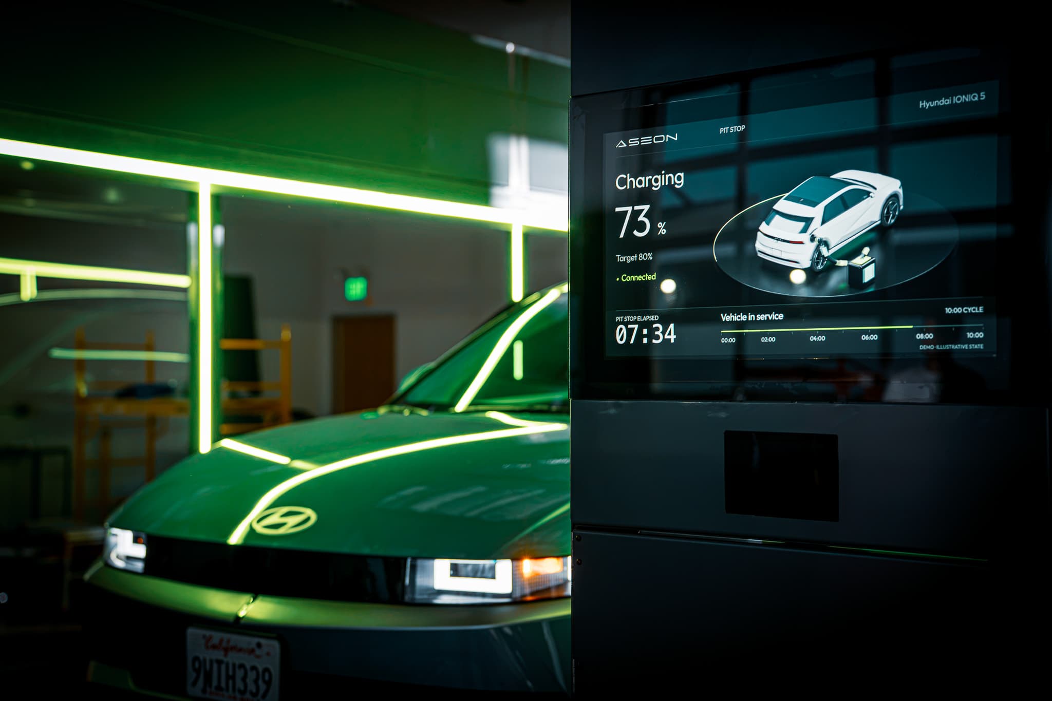 Charging status display
